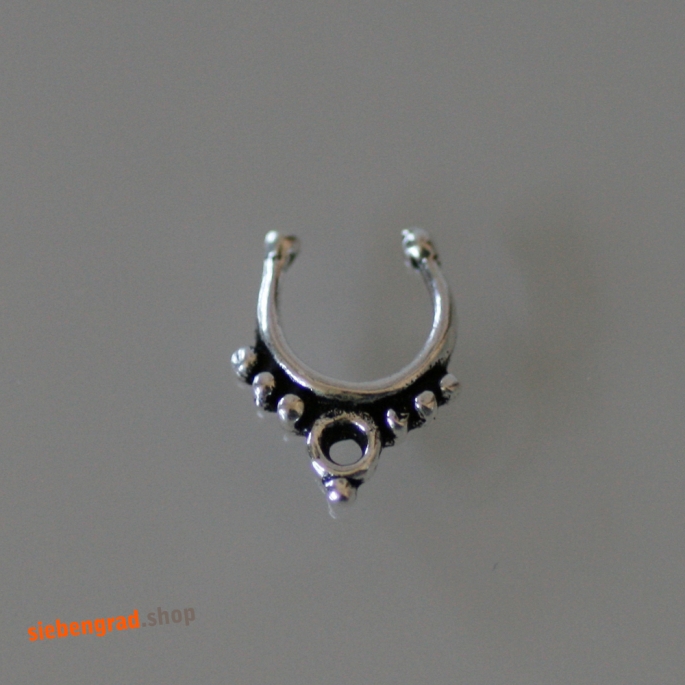 Fake Septum - falsches Septum - Nasenclip - FS3 - Silber 925<span class='cust-fill'> ********* ****</span>