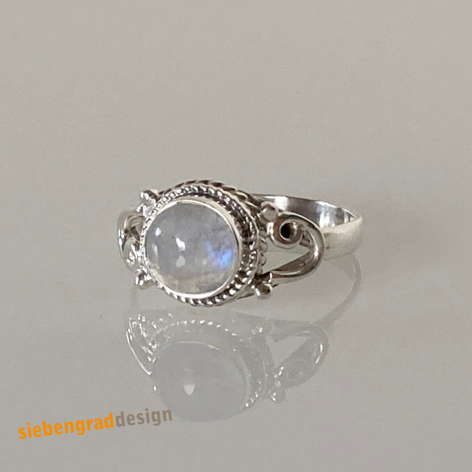 Mondstein Ring - Silber 925 - SR4 - Aj - verschiedene Größen