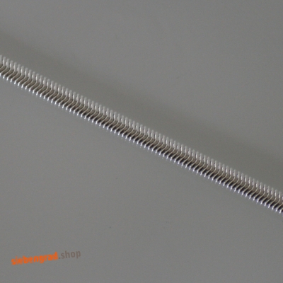 Breite, flache Schlangenkette - Silber 925 - 4,3 mm - verschiedene Längen<span class='cust-fill'> *</span>
