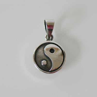Silber Kettenanhänger - Yin und Yang - Silber 925 - Amulett - Silber 925