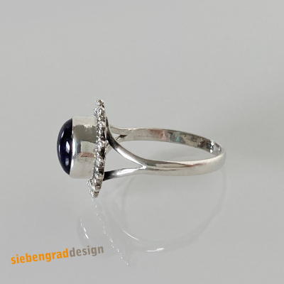 Amethyst Ring - Silber 925 - Stern -TA - Größe