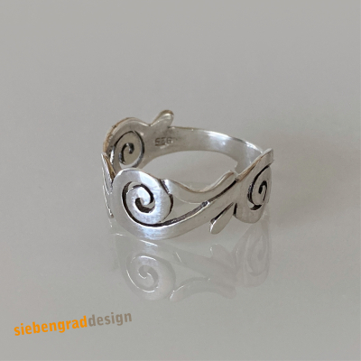 Filigraner Silber Ring - K09 - Silber 925 - Größe 55